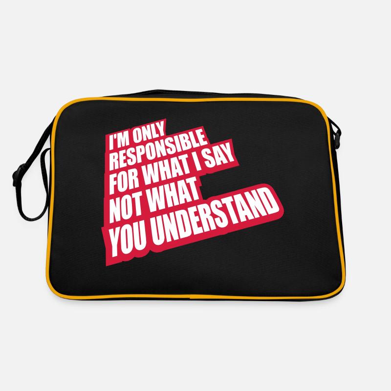 ce que je dis citation Sac Retro