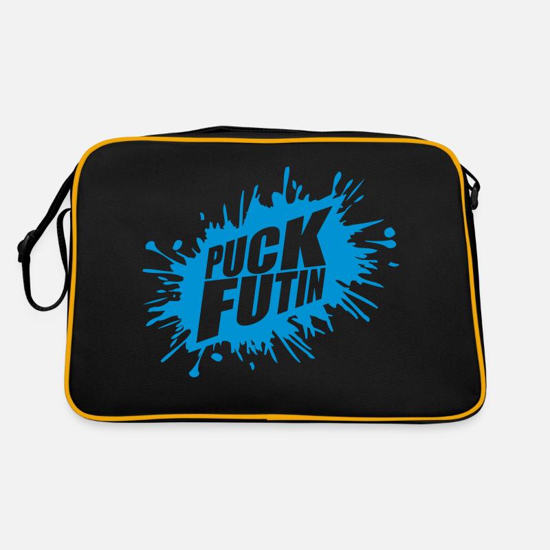 Conception du logo Puck Futin Sac Retro