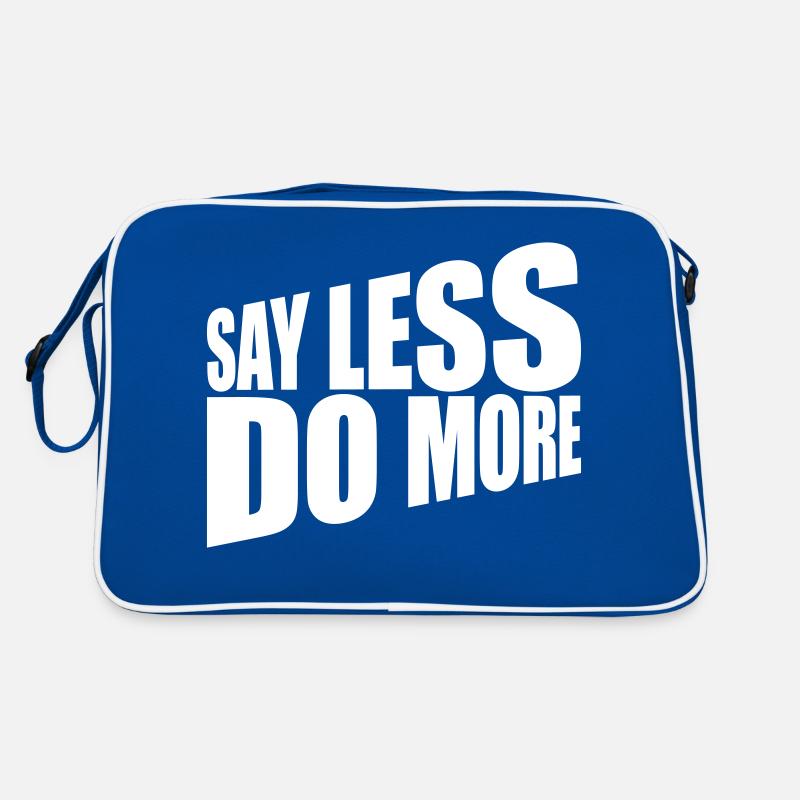 Dire moins faire plus Sac Retro