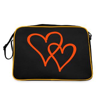 Chérie - Sac Retro - noir/or - Dos