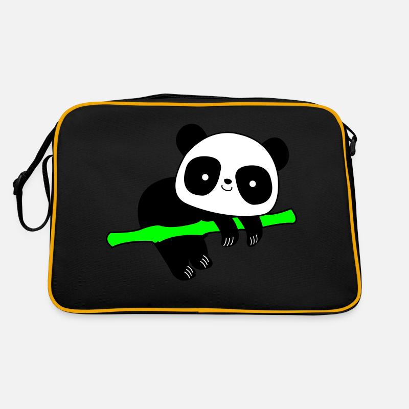 Pandabär Retro Tasche