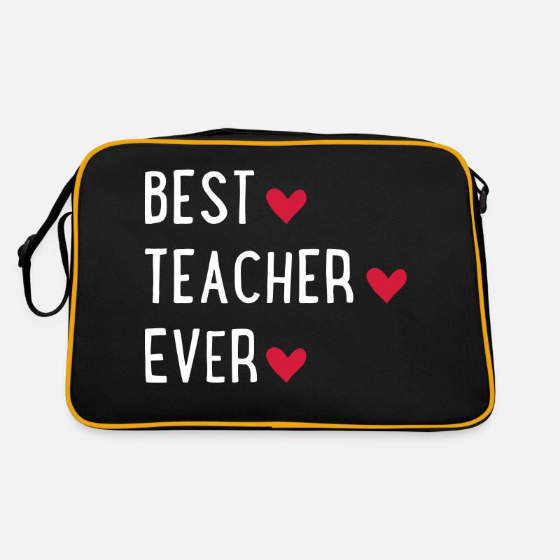 Meilleur enseignant Sac Retro