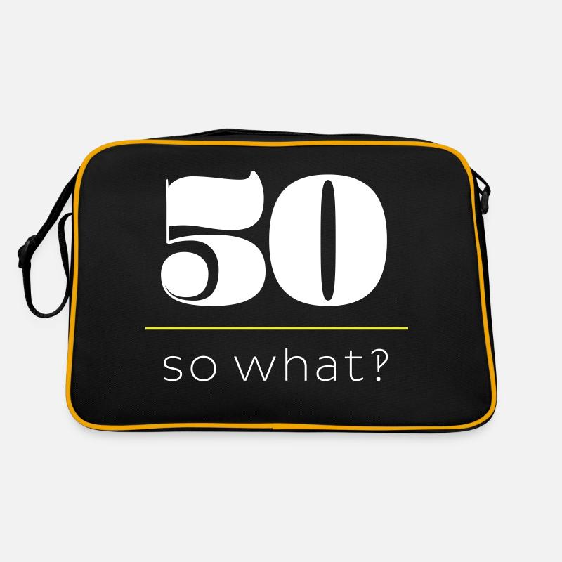 50, so what‽ Retro Tasche