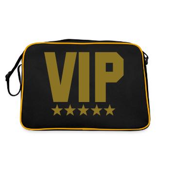 vip 5 star - Retro Bag - black/gold - Back