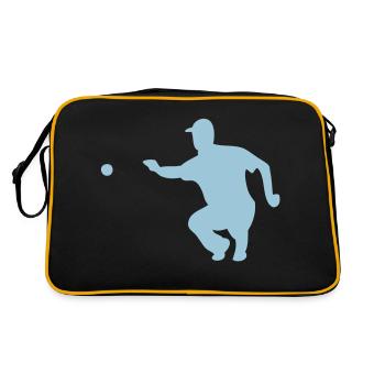 petanque1 pointer ball - Retro Bag - black/gold - Back