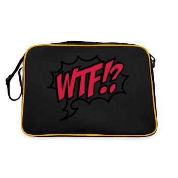 wtf - Retro Bag - black/gold - Back