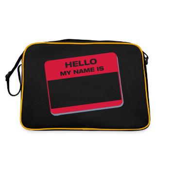 my_name_is - Sac Retro - noir/or - Dos