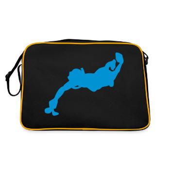 Underwater hockey underwater3 Silhouette - Retro Bag - black/gold - Back