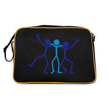 Party Team Friends - Sac Retro - noir/or - Dos