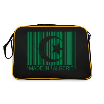 Code barre Made in ALGERIE 1c - Sac Retro - noir/or - Dos
