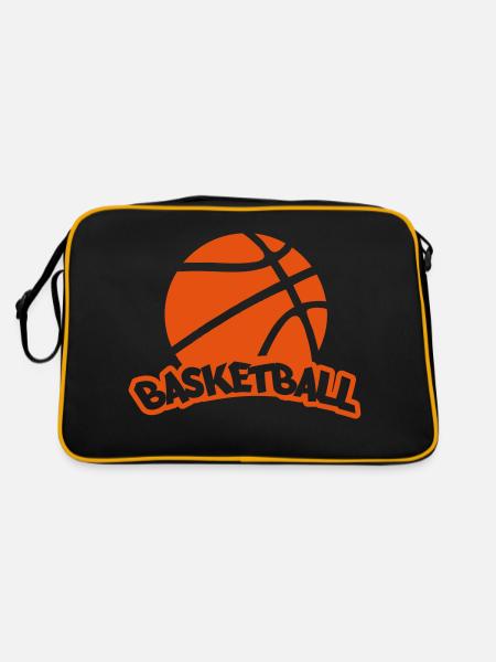 basketball - Sac Retro - noir/or - Dos