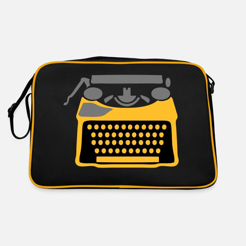 Maschine schreiben Retro Tasche