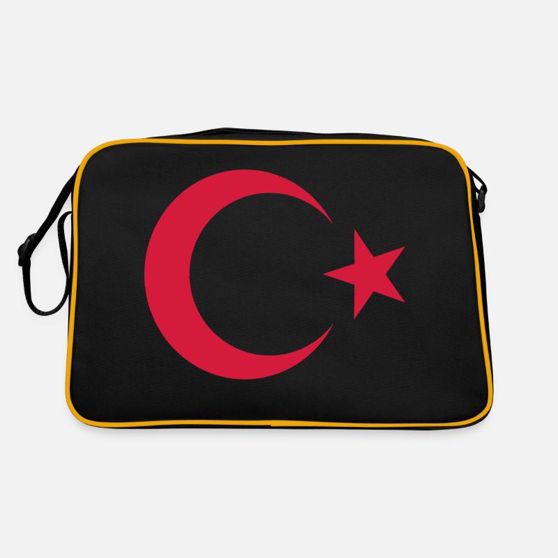 turkey - Retro Tasche - Schwarz/Gold