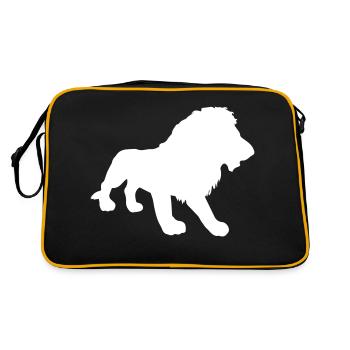 lion - Sac Retro - noir/or - Dos