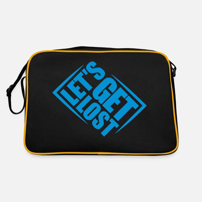 Lets Get Lost Retro Tasche