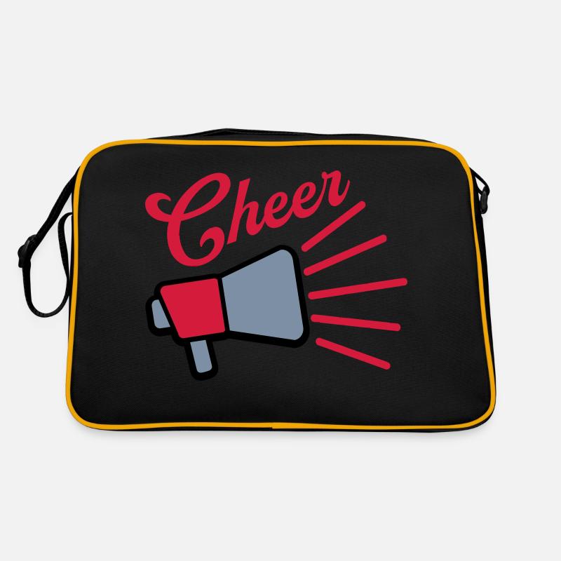 Symbole de parole du mégaphone Cheer Sac Retro