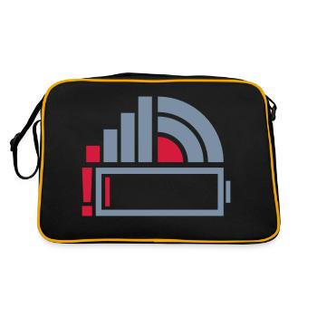 Icônes incorrectes Icônes de smartphone - Sac Retro - noir/or - Dos
