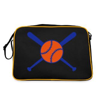 Logo Baseball Sport 002 - Sac Retro - noir/or - Dos