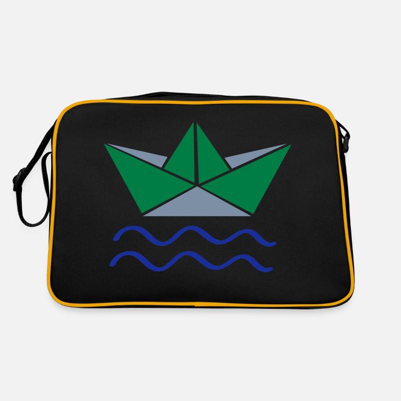 papierboot Retro Tasche