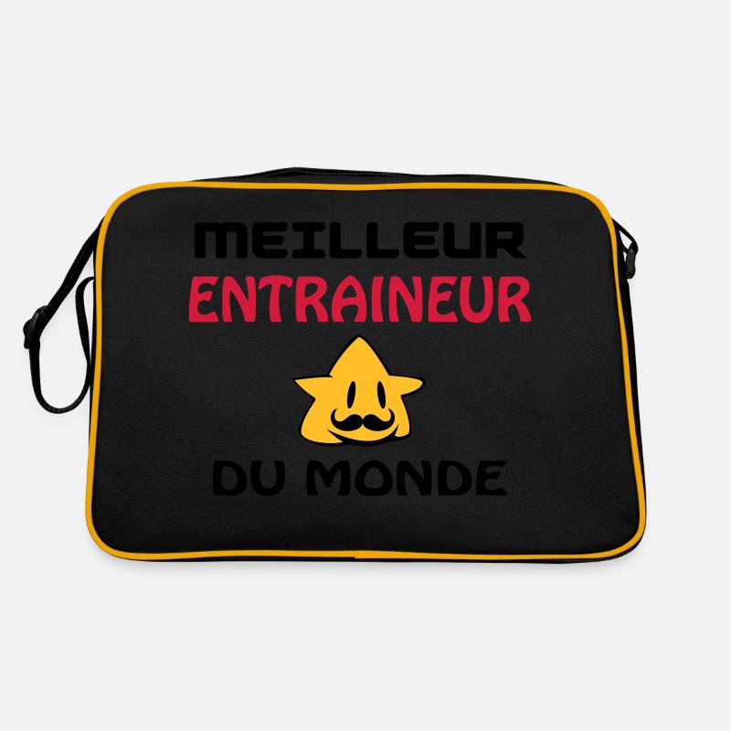 BESTER TRAINER DER WELT Retro Tasche