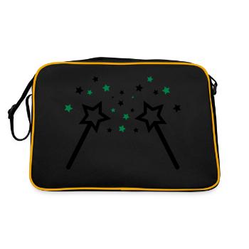 Wand 002 - Retro Bag - black/gold - Back