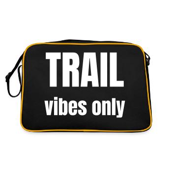For hikers only the path - Retro Bag - black/gold - Back