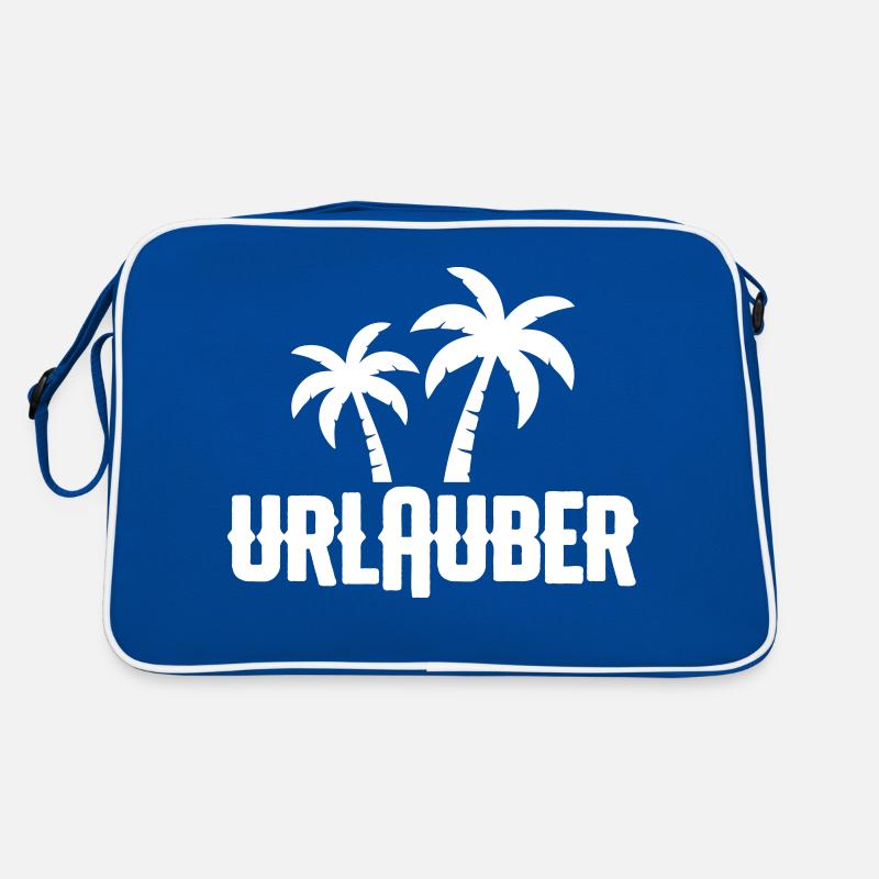Urlauber Palmen Retro Tasche