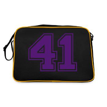 41 - Retro Bag - black/gold - Back