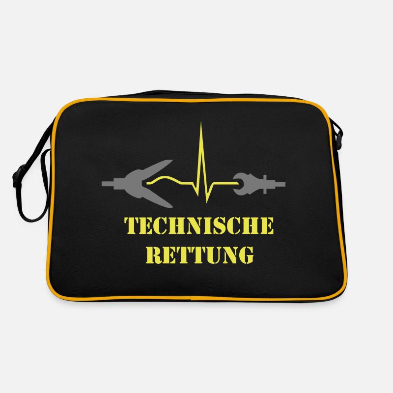 Technische Rettung Retro Tasche