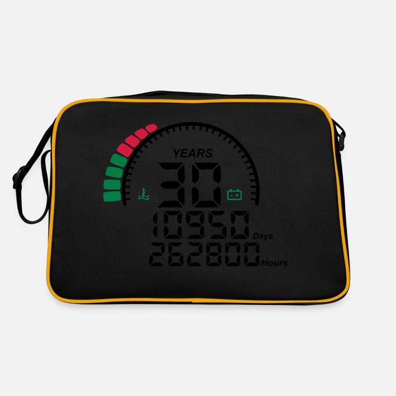 compteur anniversaire years ans 30 Sac Retro
