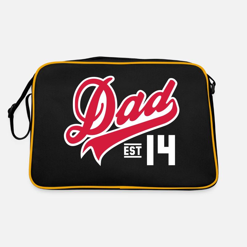 Dad Established 2014 2 color Sac Retro