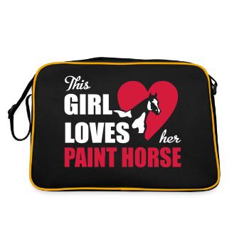 Cheval de peinture - Sac Retro - noir/or - Dos