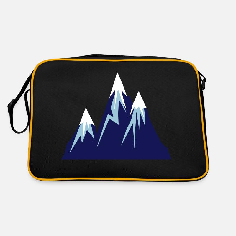 mountains comic Retro Tasche