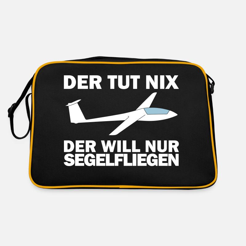 Seul planeur pilote planeur pilote planeur Sac Retro