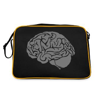 brain brain - Retro Bag - black/gold - Back