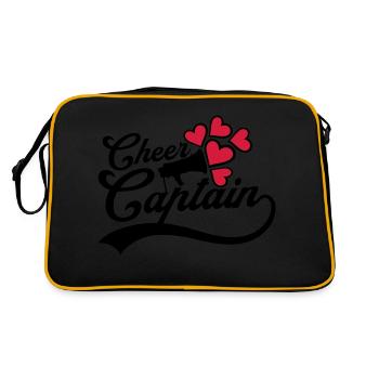 Cheer cheering On Cheer Captain Megafon - Retro Bag - black/gold - Back