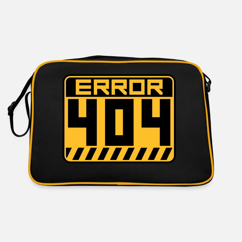 Avertissement d’erreur 404 Shield Sac Retro