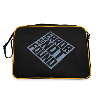 Error 404 not found - Retro Bag - black/gold - Back