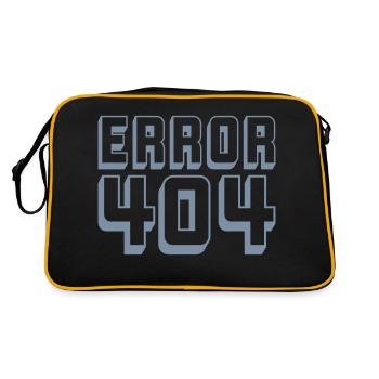 Computer Connection Error 404 - Retro Bag - black/gold - Back