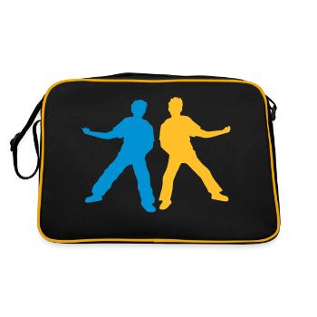 Team 2 Air Guitar Friends - Retro Bag - black/gold - Back