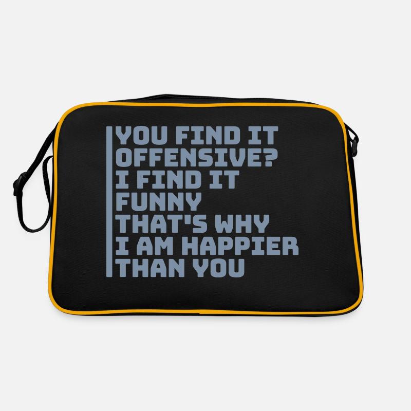 You find it offensive Retro Bag