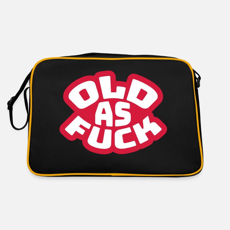 old AF Text Logo Retro Tasche