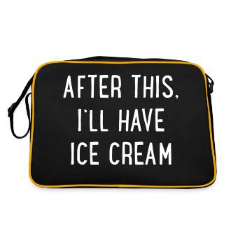 Ice - Retro Bag - black/gold - Back