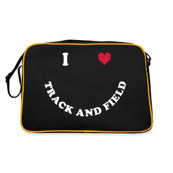 Track and Field - Retro Bag - black/gold - Back