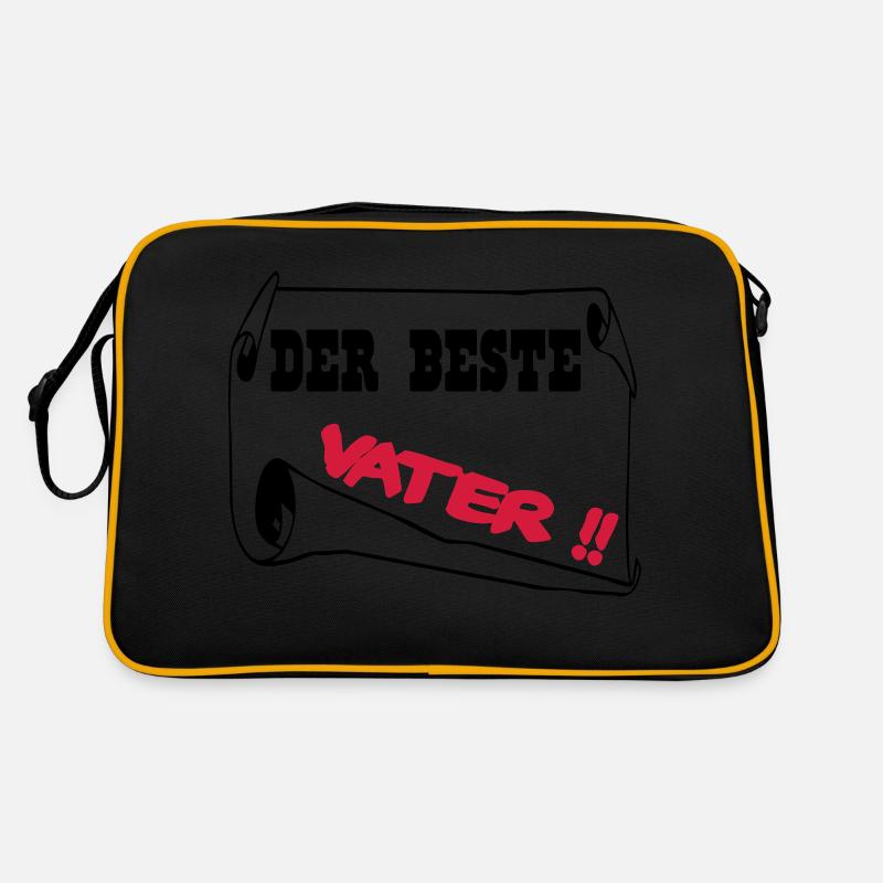 Der beste vater Retro Tasche