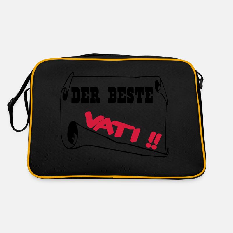 Der beste vati Retro Tasche