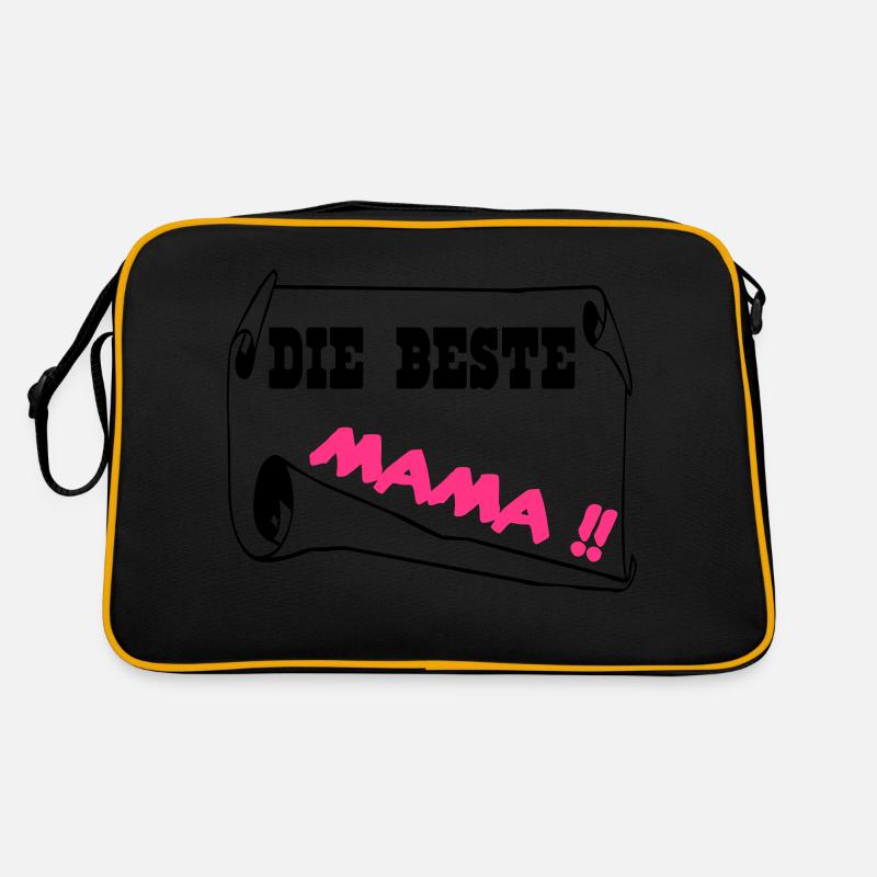 Die beste mama Retro Tasche