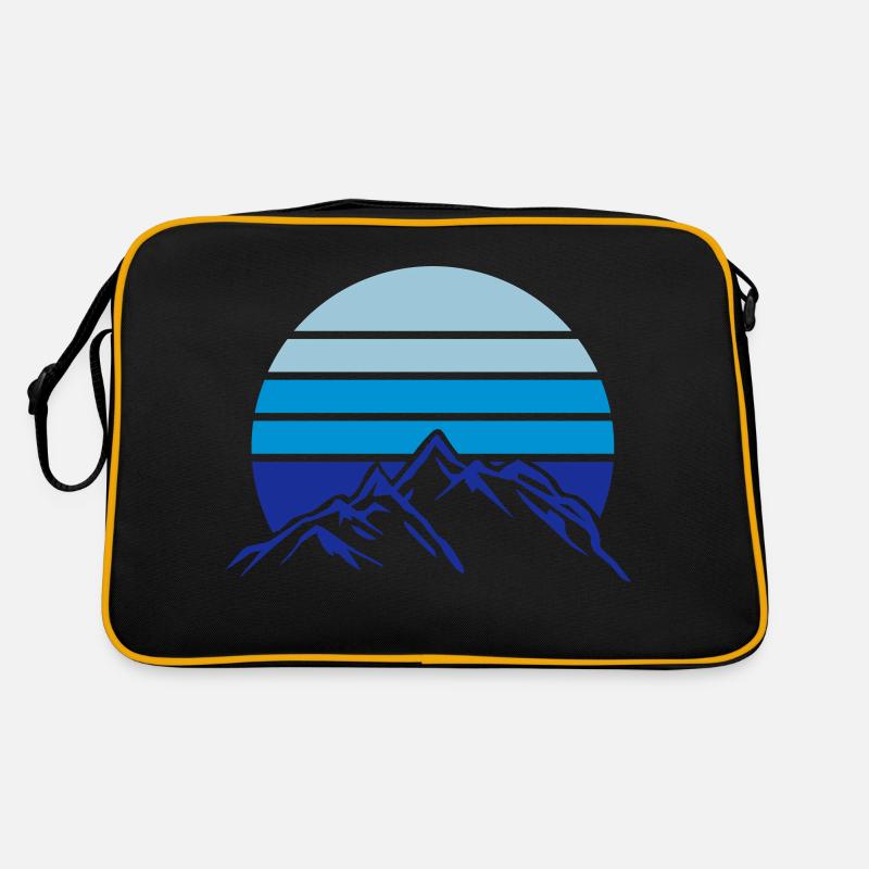 Montagnes Montagnes Montagnes Sac Retro