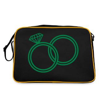 alliances - Sac Retro - noir/or - Dos