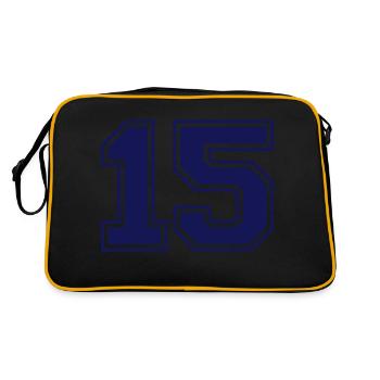 15 - Retro Bag - black/gold - Back